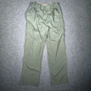 5.11 Tactical Men's Ripstop Cargo Pants Olive Green Utility Work 33x34